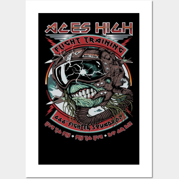 "ACES HIGH" Wall Art by joeyjamesartworx